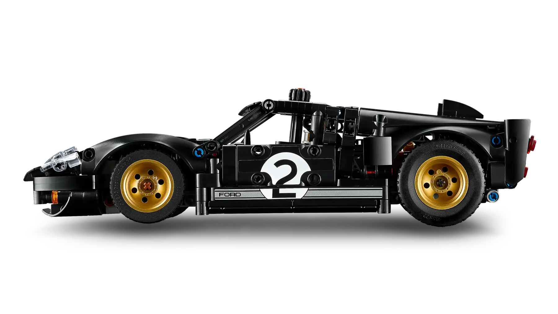 La voiture de course 1966 Ford GT40 MKII