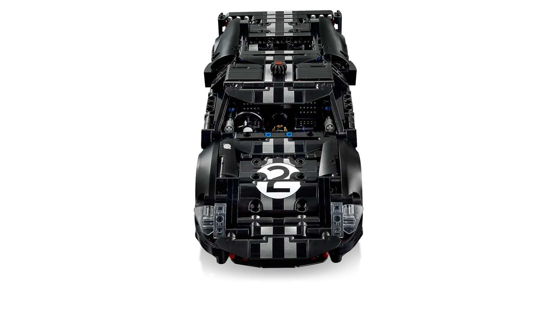 La voiture de course 1966 Ford GT40 MKII