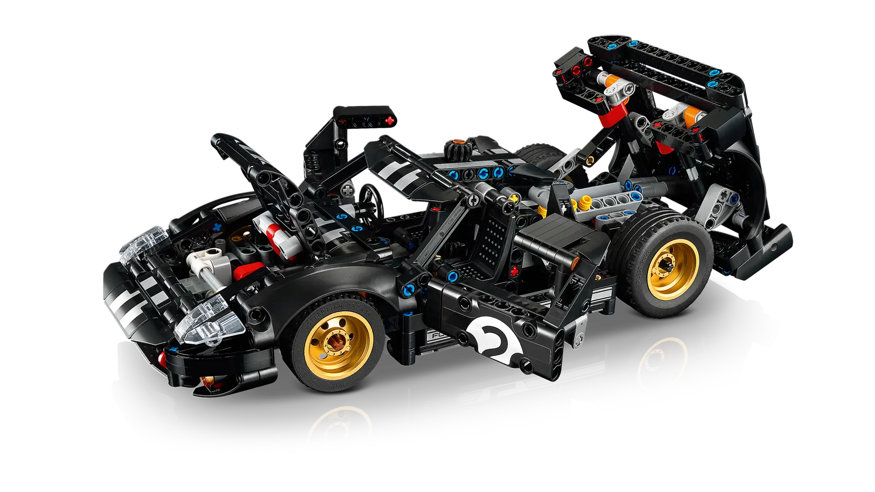 La voiture de course 1966 Ford GT40 MKII